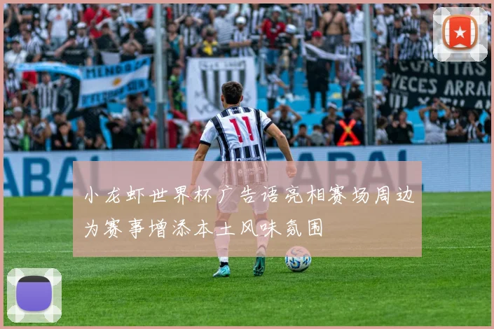 小龙虾世界杯广告语亮相赛场周边为赛事增添本土风味氛围